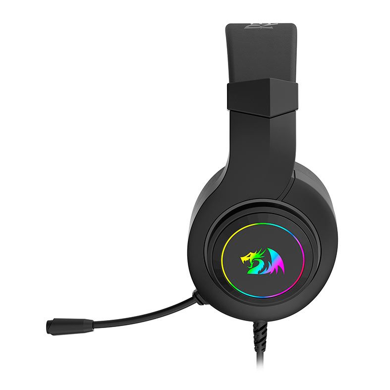 Headset Gamer Redragon Hylas, RGB, 7.1 Surround, Drivers de 50mm, USB, Preto, H371-RGB