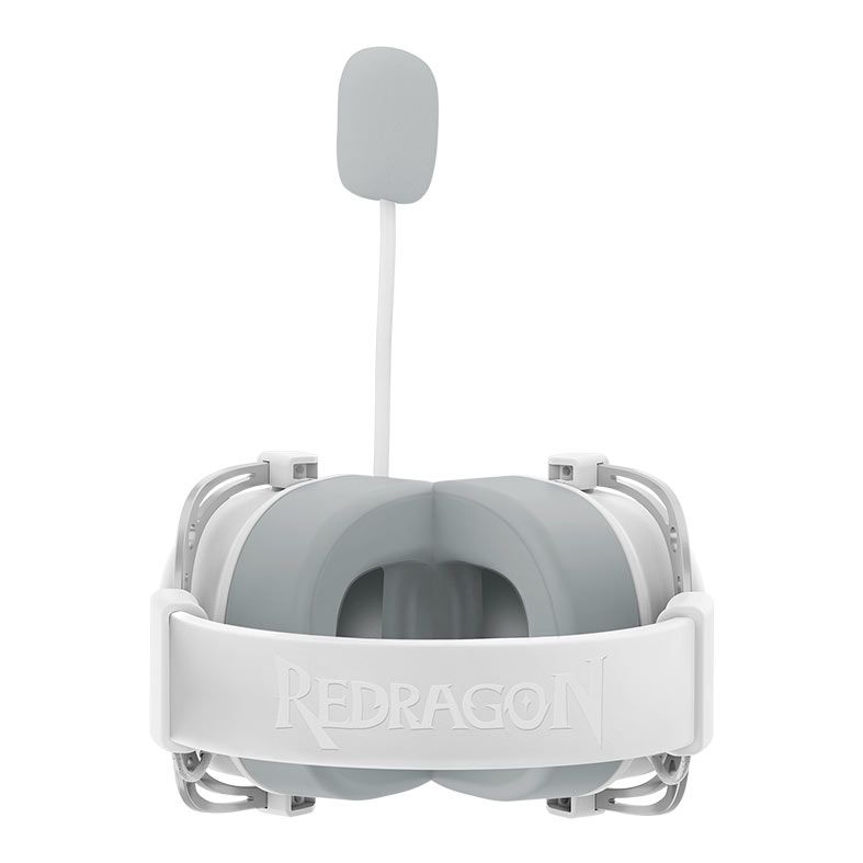 Headset Gamer Redragon Aurora, Drivers 40mm, USB, Branco, H376WG