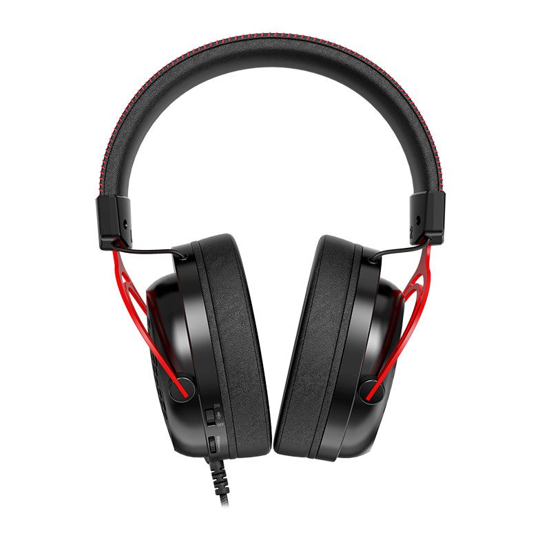 Headset Gamer Redragon Diomedes, Som Surround 7.1, Drivers 53mm, Preto e Vermelho, H388