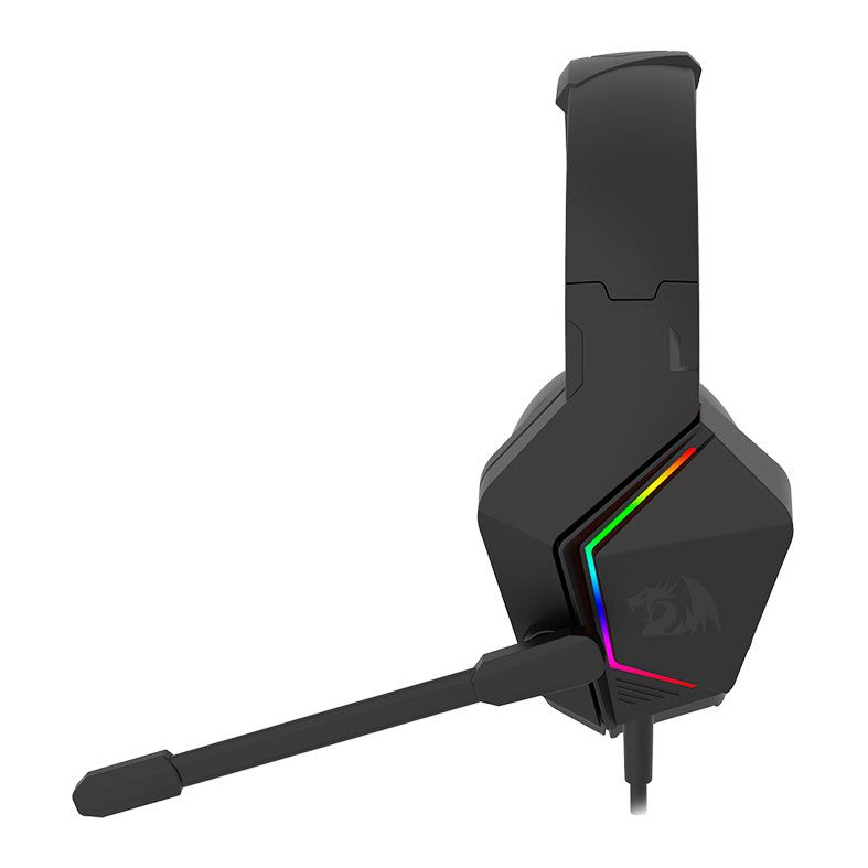 Headset Gamer Redragon Paris, RGB, Drivers 50mm, Preto, H390-RGB