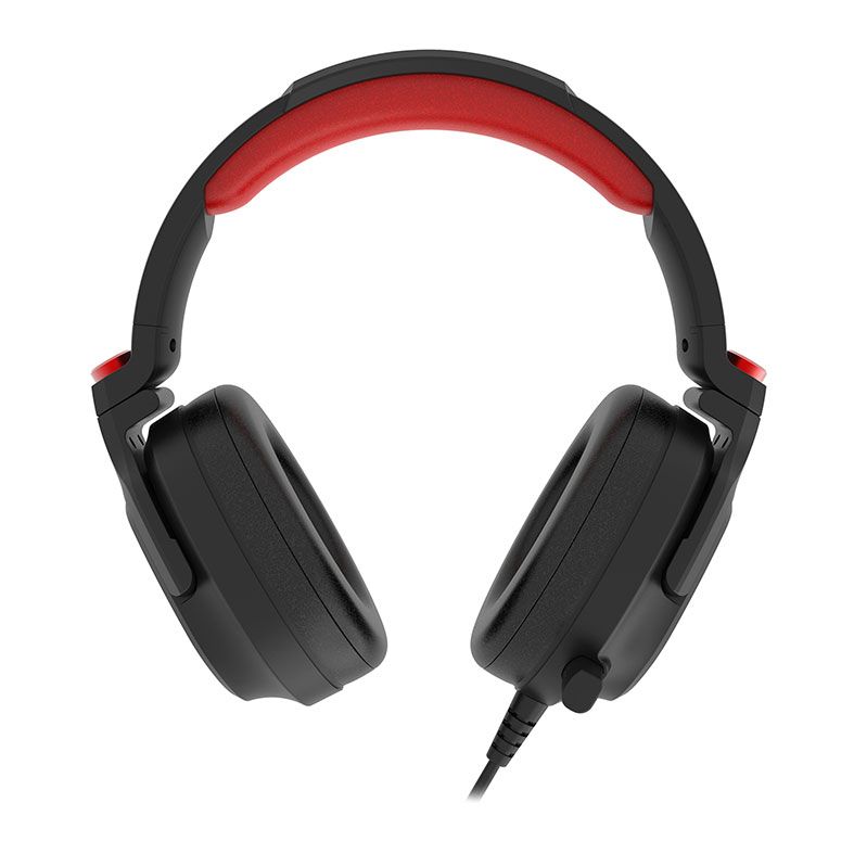Headset Gamer Redragon Nireus, RGB, Som Surround 7.1, Drivers 50mm, Preto e Vermelho, H399-RGB