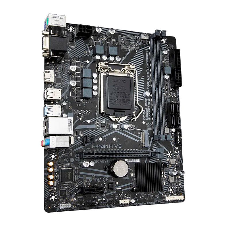 Placa Mae Gigabyte H410M H V3, DDR4, Socket LGA1200, M-ATX, Chipset Intel H510, H410M H V3