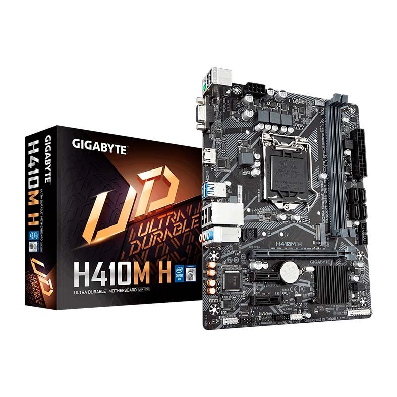 Placa Mae Gigabyte H410M H DDR4 Socket LGA1200 Chipset Intel H410