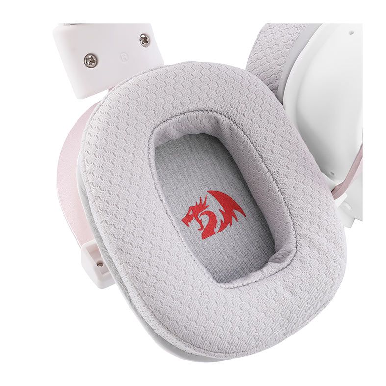 Headset Gamer Redragon Zeus Pro, Wireless, 7.1 Surround, Drivers 53mm, Branco, H510W-PRO
