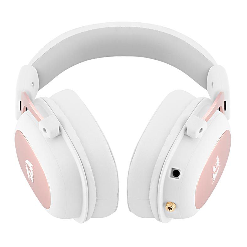 Headset Gamer Redragon Zeus 2 All-in-One Sakura Edition Branco, H510W
