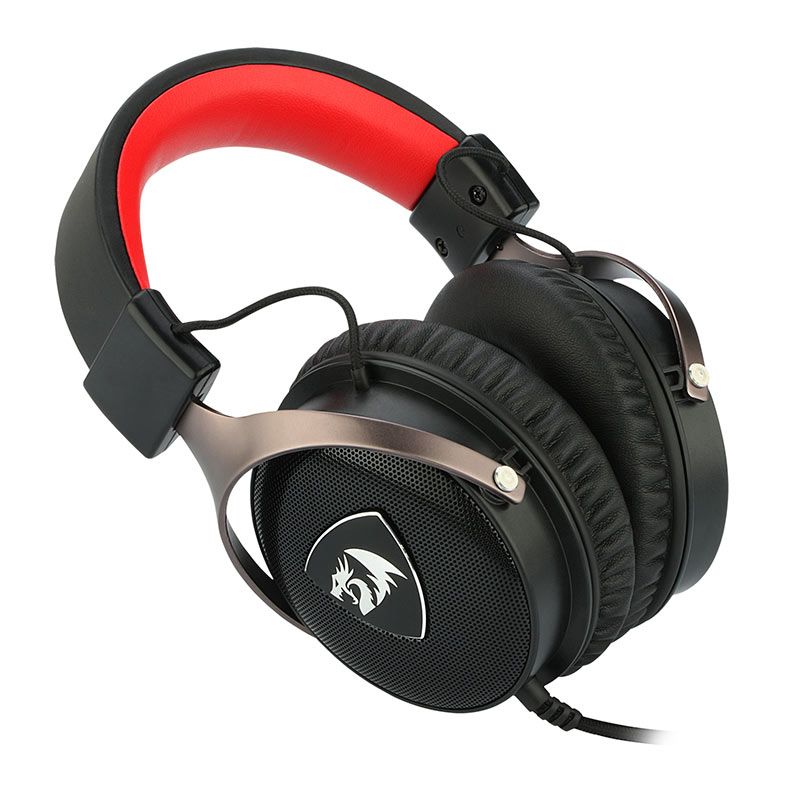 Headset Gamer Redragon Icon, 7.1 Surround, Drivers 50mm, Preto e Verelho, H520