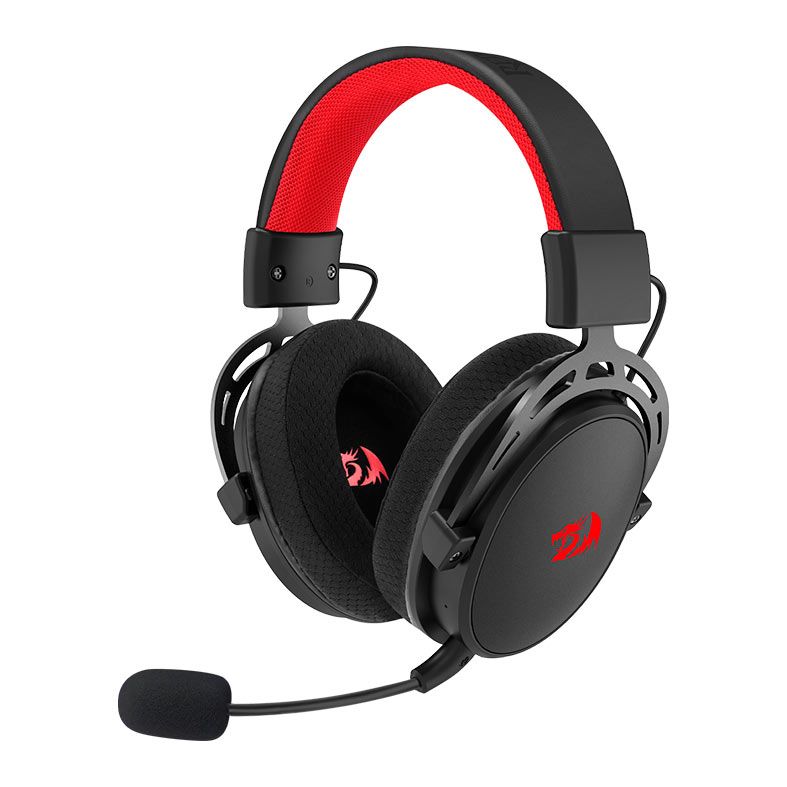 Headset Gamer Redragon Cragblade Pro, Drivers 50mm, Wireless, multiplataforma, Preto, H541-PRO