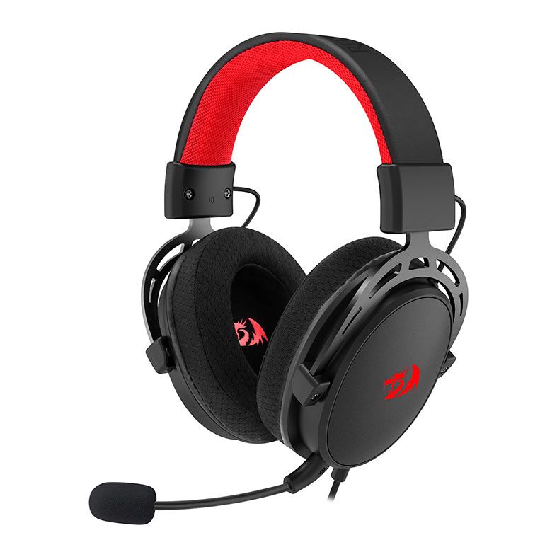 OPENBOX Headset Gamer Redragon Cragblade, Drivers 53mm, Preto, H541