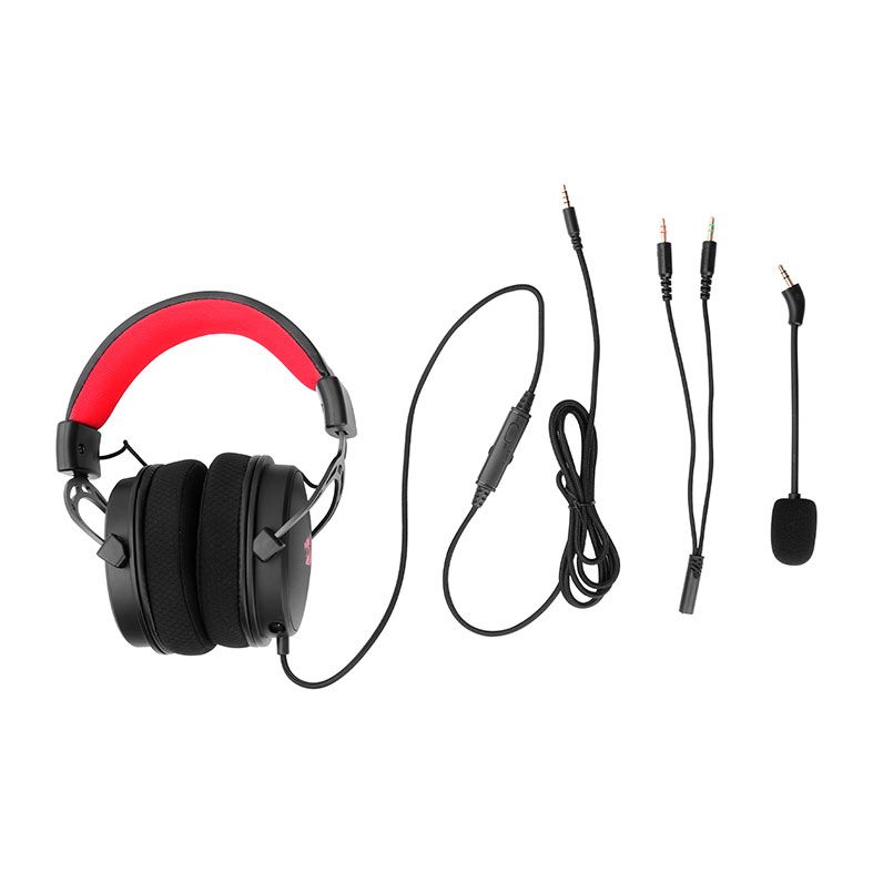 OPENBOX Headset Gamer Redragon Cragblade, Drivers 53mm, Preto, H541