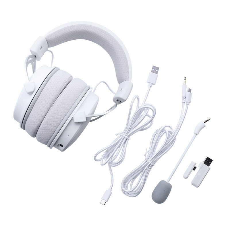 Headset Redragon Cragblade Pro, Som 7.1 Surround, Drivers 50mm, Bluetooth, Branco, H541W-PRO