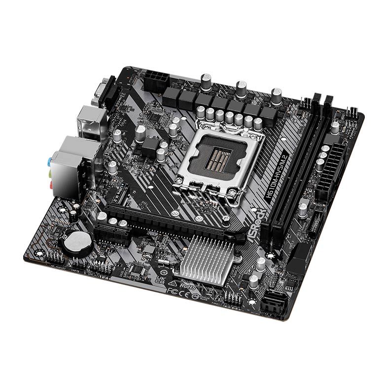 Placa Mae ASRock H610M-HVS/M.2 R2.0, DDR4, Socket LGA1700, M-ATX, Chipset Intel H610, H610M-HVS-M.2-R2