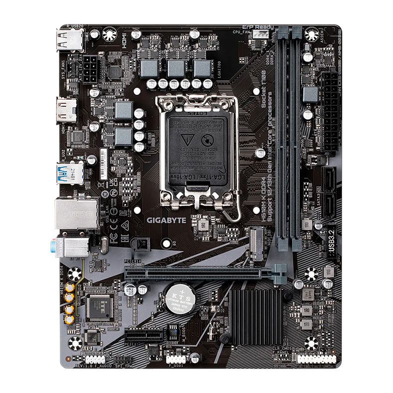 Placa Mae Gigabyte H610M K DDR4, LGA 1700, M-ATX, Chipset Intel H610, H610M-K-DDR4