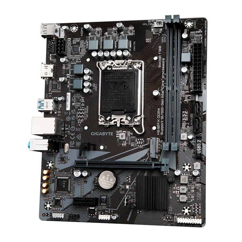 Placa Mae Gigabyte H610M K DDR4, LGA 1700, M-ATX, Chipset Intel H610, H610M-K-DDR4