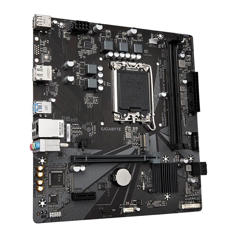 Placa Mae Gigabyte H610M-K, DDR5, LGA 1700, M-ATX, Chipset Intel H610, H610M-K - NAO USAR