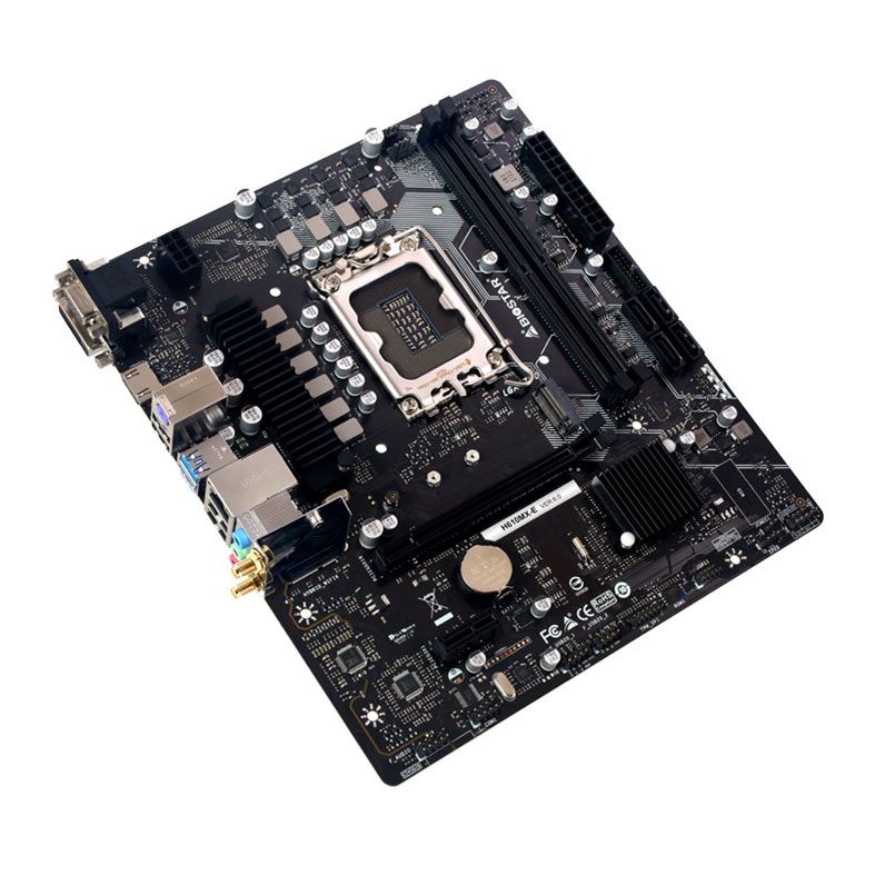 Placa Mae Biostar H610MX-E, DDR4, Socket LGA1700, M-ATX, Chipset Intel H610, H610MX-E