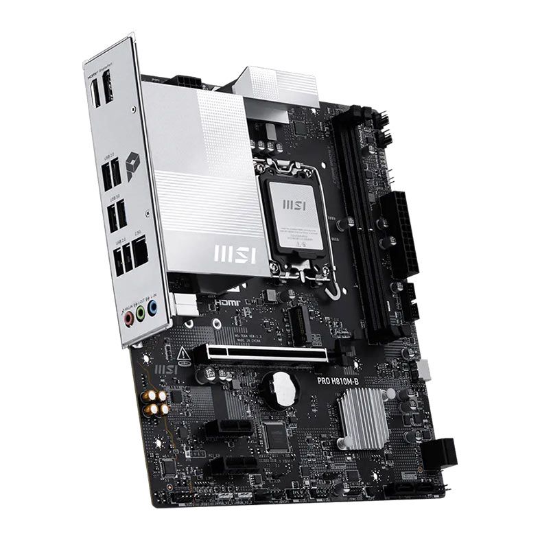Placa Mae MSI Pro H810M-B, DDR5, Socket LGA 1851, M-ATX, Chipset Intel H810, H810M-B
