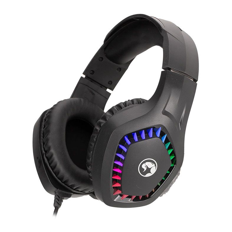 Headset Gamer Marvo H8360, RGB, Drivers 50mm, Preto, H8360