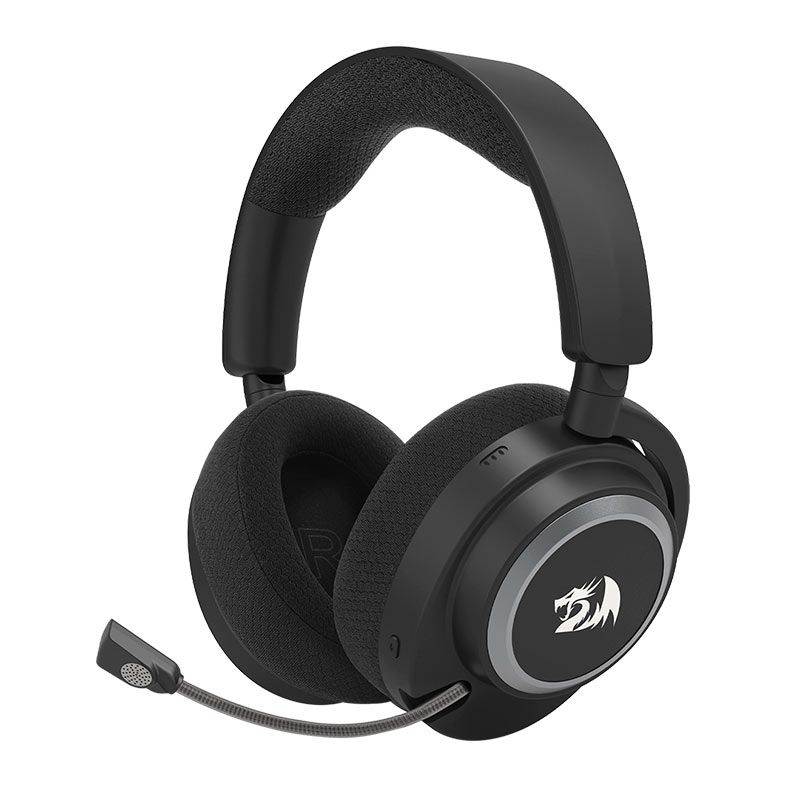 Headset Redragon Nyx Pro H891, RGB, Som 7.1 Surround, Drivers 50mm, Tri-Mode, Preto, H891