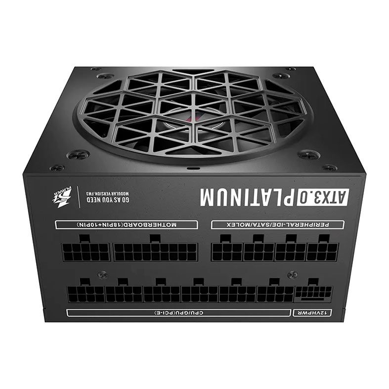 Fonte 1STPlayer NGDP, 1000W, Full-Modular, 80 Plus Platinum, ATX3.0, PCI 5.0, Preto, HA-1000BA3