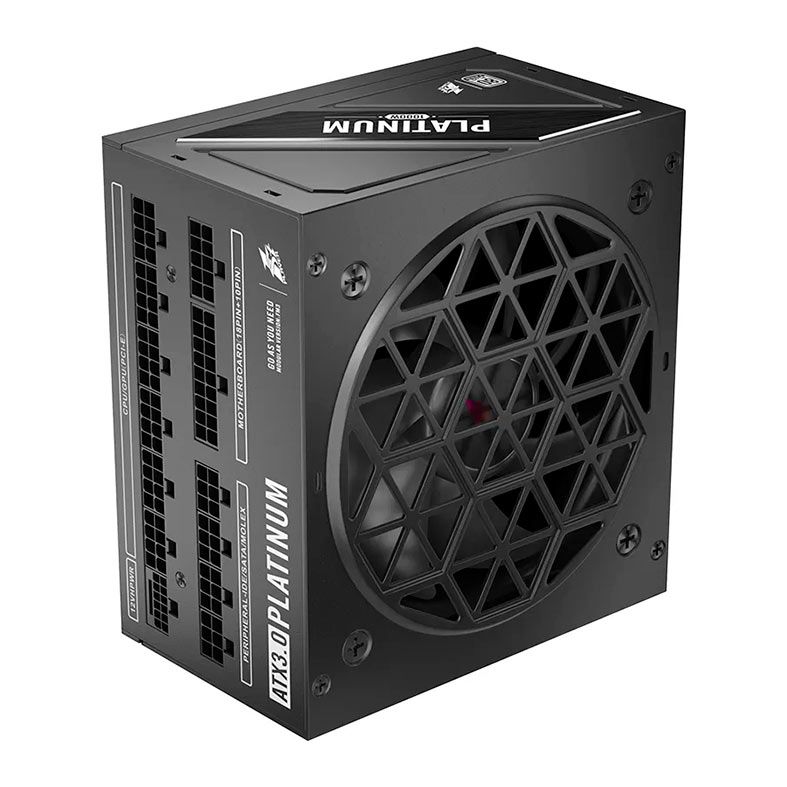 Fonte 1STPlayer NGDP, 1000W, Full-Modular, 80 Plus Platinum, ATX3.0, PCI 5.0, Preto, HA-1000BA3