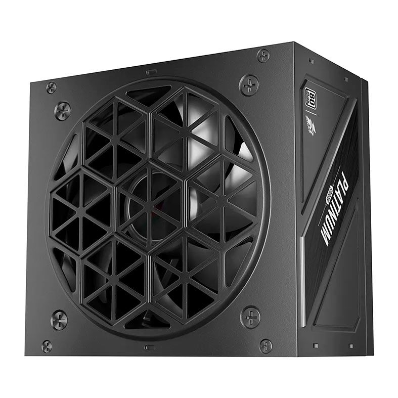 Fonte 1STPlayer NGDP, 1000W, Full-Modular, 80 Plus Platinum, ATX3.0, PCI 5.0, Preto, HA-1000BA3