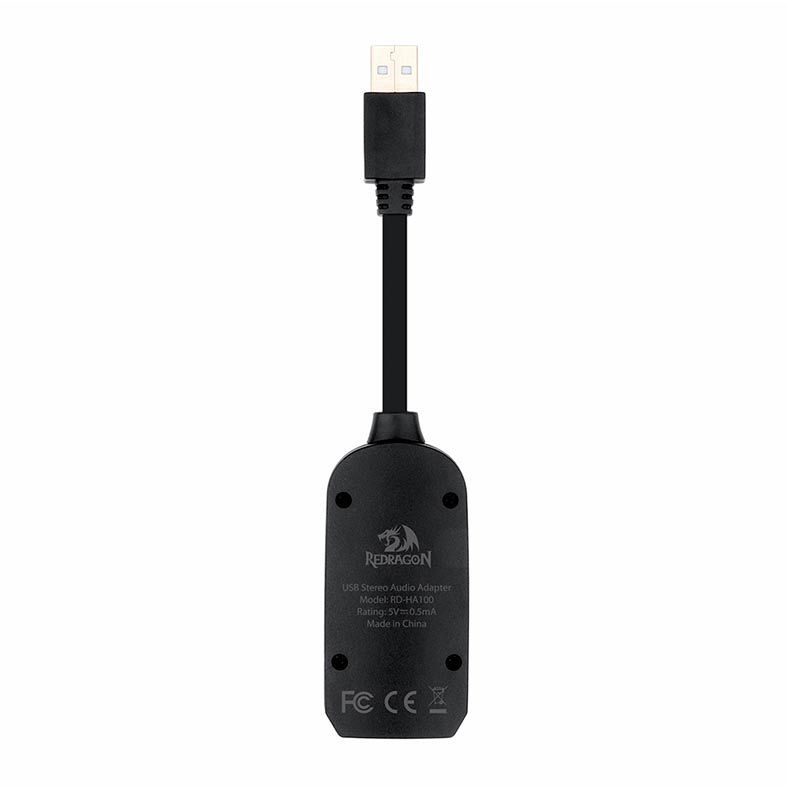 OPENBOX Adaptador de Audio Stereo Redragon Circe, HA100