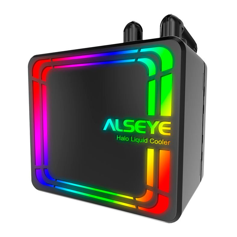 Water Cooler Alseye Halo H120 4.0, Rainbow, 120mm, Preto, HALO-H120-4.0