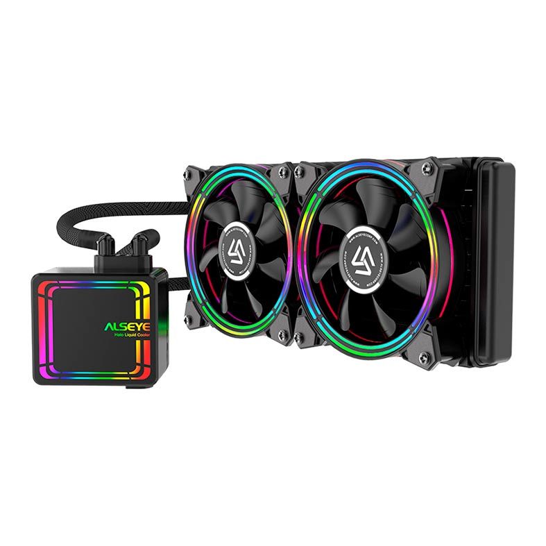 Water Cooler Alseye Halo H240 Rainbow 240mm, HALO-H240