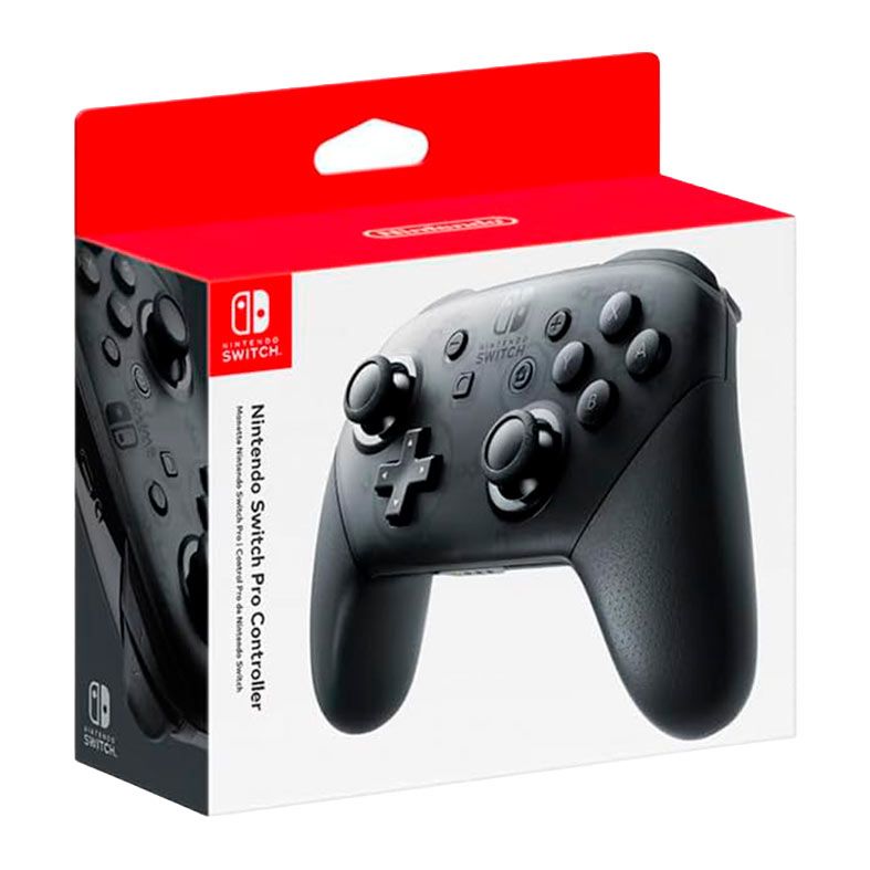 Controle Para Nintendo Switch Pro Controller, Wireless, Preto, HBCAFSSK1