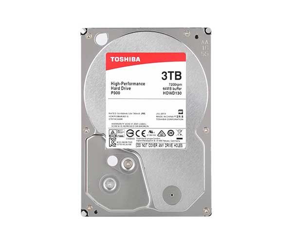 HD Toshiba P300 3TB 3.5" Sata III 6GB/s, HDWD130XZSTA