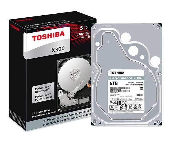 HD Toshiba X300 5TB 3.5" Sata III 6GB/s, HDWE150XZSTA