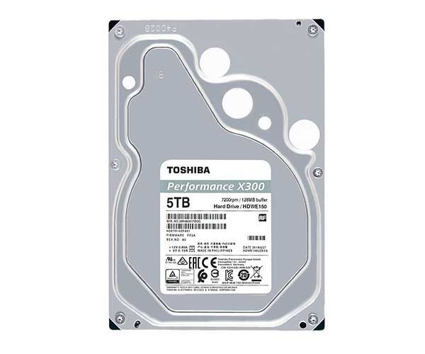 HD Toshiba X300 5TB 3.5" Sata III 6GB/s, HDWE150XZSTA