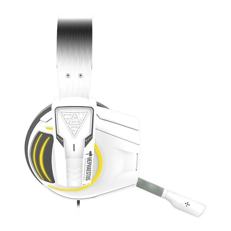 Headset Gamer Gamdias Hephaestus E1 Branco RGB USB, Hephaestus-E1