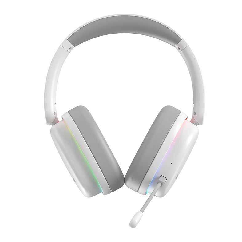 OPENBOX Headset Gamer Marvo Monka HG9070W , RGB, Wireless, Drivers 50mm, Branco, HG9070W