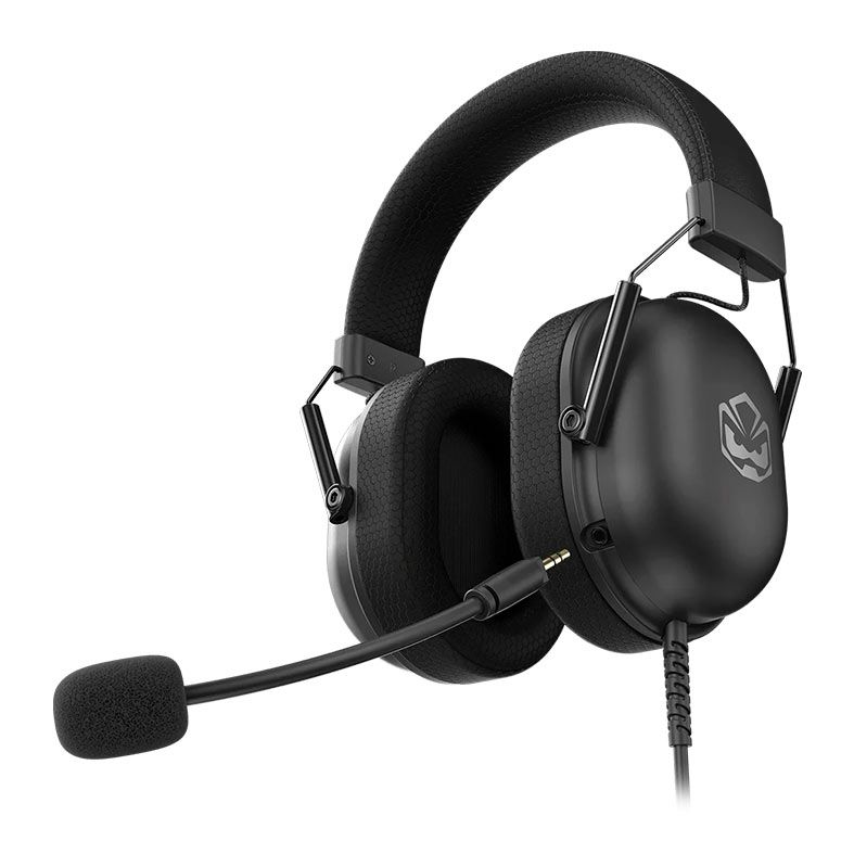 OPENBOX Headset Gamer PCYES Kamar, Drivers 50mm, Preto, HGKM50BV