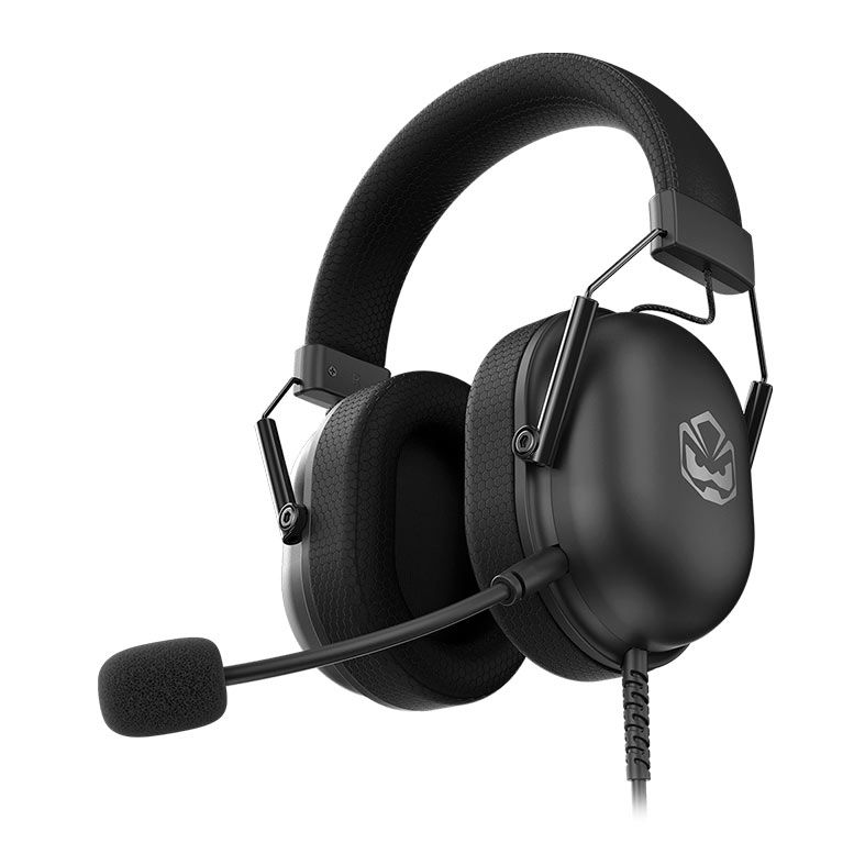 OPENBOX Headset Gamer PCYES Kamar, Drivers 50mm, Preto, HGKM50BV