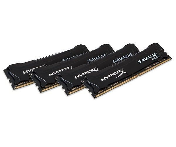 Memoria Kingston HyperX Savage 32GB (4x8) DDR4 3000MHz Preta, HX430C15SB2K4/32