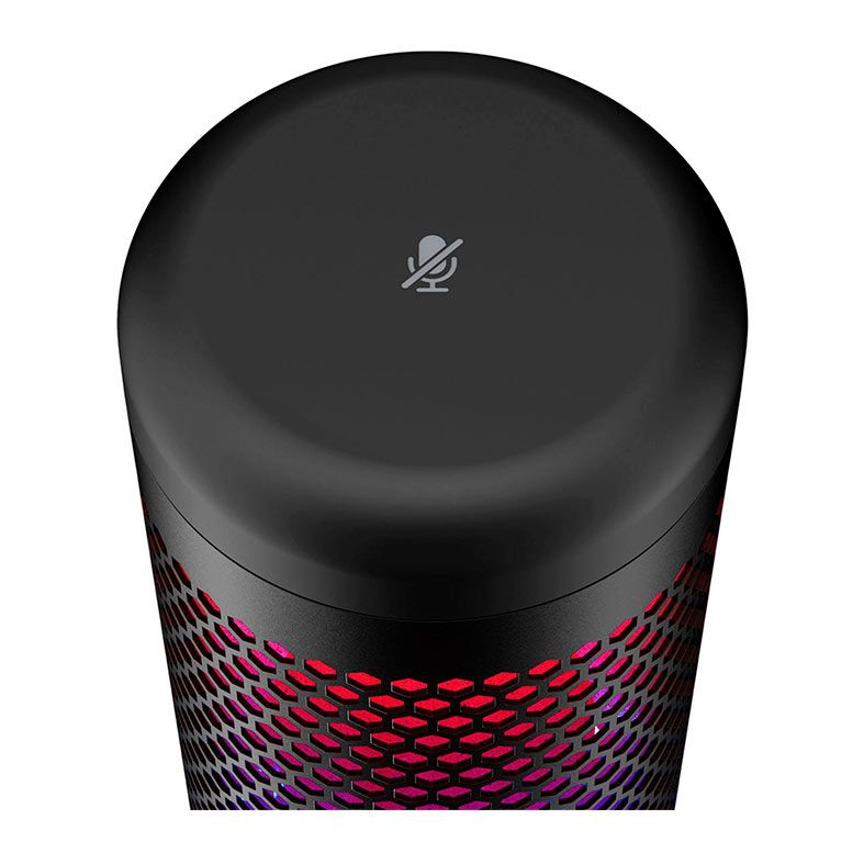 Microfone HyperX QuadCast S, RGB, USB, Preto, HMIQ1S-XX-RG G