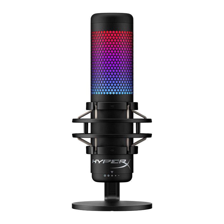 Microfone HyperX QuadCast S, RGB, USB, Preto, HMIQ1S-XX-RG G