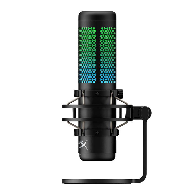 Microfone HyperX QuadCast S, RGB, USB, Preto, HMIQ1S-XX-RG G | Pichau