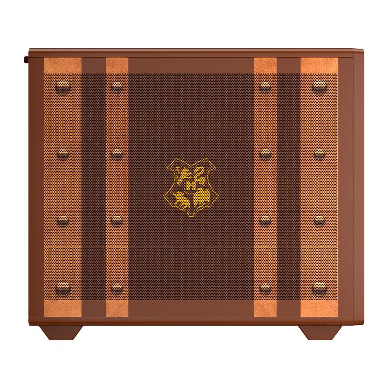 Gabinete Gamer Redragon Harry Potter Magic Trunk, Mid-Tower, Marrom, HP-945