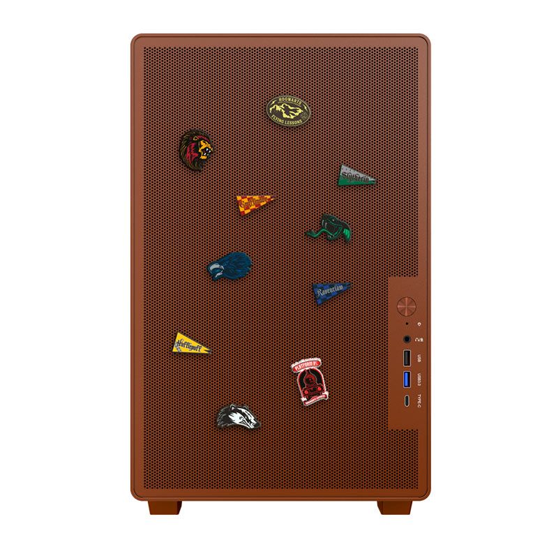 Gabinete Gamer Redragon Harry Potter Magic Trunk, Mid-Tower, Marrom, HP-945