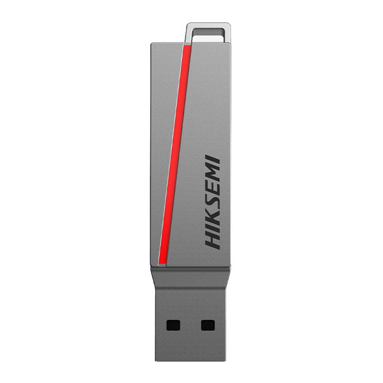 Pen Drive Hiksemi Dual Slim, 64GB, USB 3.2, Cinza, HS-USB-E307C-64G-U3