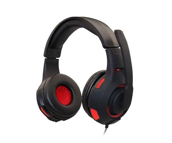 Headset Gamer Havit Magic Eagle Ultra Light 3.5 mm + USB Preto/Vermelho, HV-H2213D