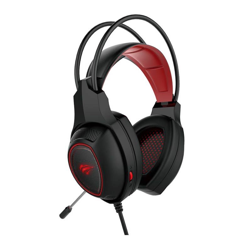 Headset Gamer Havit Gamenote P2+USB Preto/Vermelho, HV-H2239D