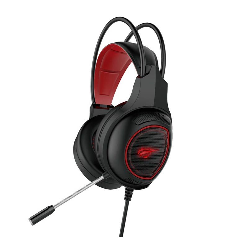 Headset Gamer Havit Gamenote P2+USB Preto/Vermelho, HV-H2239D