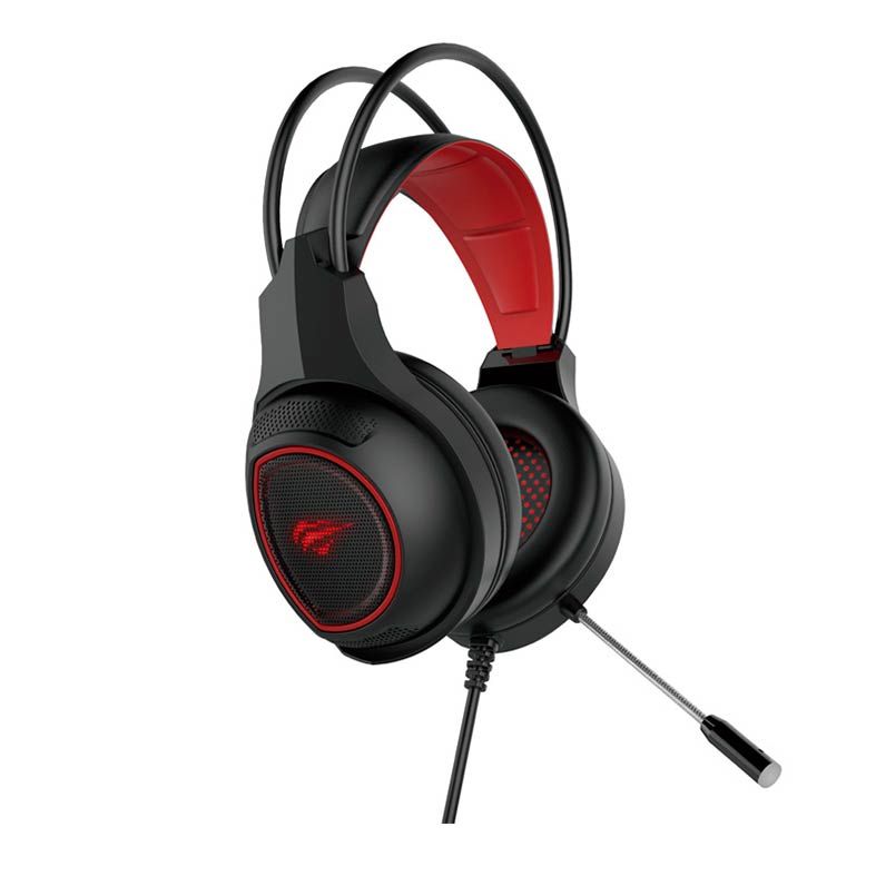 Headset Gamer Havit Gamenote P2+USB Preto/Vermelho, HV-H2239D