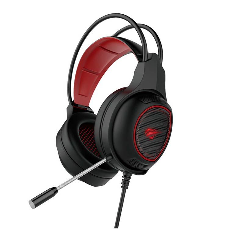 Headset Gamer Havit Gamenote P2+USB Preto/Vermelho, HV-H2239D