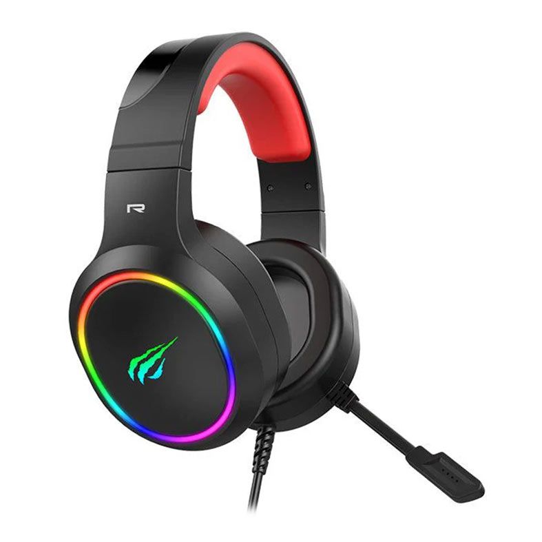 Headset Gamer Havit H662d, RGB, Drivers 50mm, Preto, HVGMH-H662D-BK