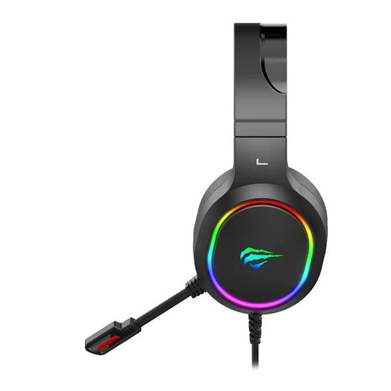 Headset Gamer Havit H662d, RGB, Drivers 50mm, Preto, HVGMH-H662D-BK